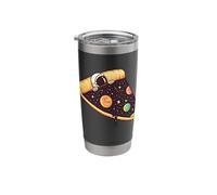 Spaceman Sleeping A Pizza Stainless Steel Insulated Tumbler
