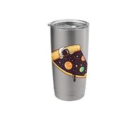 Spaceman Sleeping A Pizza Stainless Steel Insulated Tumbler
