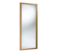 Spacepro 1 Panel Mirrored Oak Effect Frame Framed Sliding Wardrobe Door (H)2220mm (W)610mm