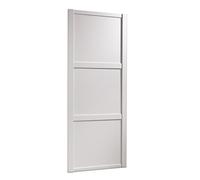 Spacepro 3 Panel Matt White Sliding Wardrobe Door (H)2220mm (W)914mm