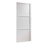 Spacepro 3 Panel White Sliding Wardrobe Door (H)2220mm (W)610mm