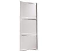 Spacepro 3 Panel White Sliding Wardrobe Door (H)2220mm (W)762mm