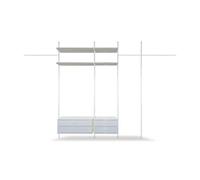 Spacepro Aura Satin White Storage Solution (H)2700mm (L)4700mm (D)500mm