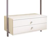 Spacepro Aura White Large Drawer Kit (H)350mm (W)900mm (D)500mm