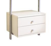 Spacepro Aura White Small Drawer Kit (H)350mm (W)550mm (D)500mm