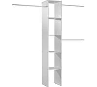 Spacepro Basix 5 Shelf Storage for Sliding Wardrobes - White
