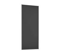 Spacepro Classic 1 Panel Matt Black Sliding Wardrobe Door (H)2220mm (W)762mm