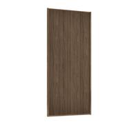 Spacepro Classic 1 Panel Matt Carini Walnut Effect Sliding Wardrobe Door (H)2220mm (W)762mm