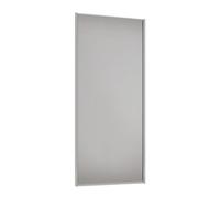 Spacepro Classic 1 Panel Matt Dove Grey Sliding Wardrobe Door (H)2220mm (W)610mm