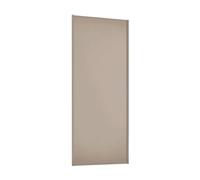 Spacepro Classic 1 Panel Matt Pebble Sliding Wardrobe Door (H)2220mm (W)762mm