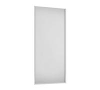 Spacepro Classic 1 Panel Matt White Sliding Wardrobe Door (H)2220mm (W)762mm