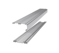 Spacepro Dove Grey Sliding Wardrobe Door Track Set (L)3606mm