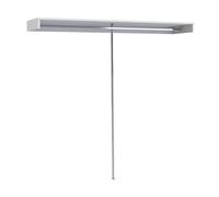 Spacepro Dove Grey Wardrobe Bedroom Shelf & Hanging Rail Storage Kit (H)2800mm (L)2400mm (D)500mm