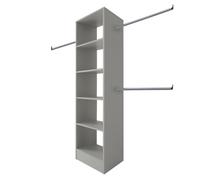 Spacepro Modular Pebble Grey Tower Unit (H)2100mm (W)600mm (D)500mm