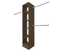 Spacepro Modular Walnut Effect Tower Unit (H)2100mm (W)450mm (D)500mm