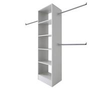 Spacepro Modular White Tower Unit (H)2100mm (W)600mm (D)500mm