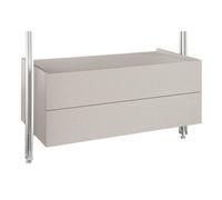 Spacepro Relax Grey Linen Effect Drawer Box (H)380mm (W)900mm (D)500mm