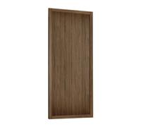 Spacepro Shaker 1 Panel Matt Carini Walnut Effect Sliding Wardrobe Door (H)2220mm (W)914mm