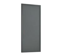 Spacepro Shaker 1 Panel Matt Graphite Sliding Wardrobe Door (H)2220mm (W)914mm