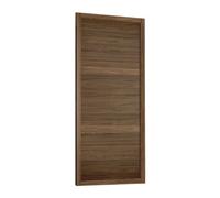 Spacepro Shaker 3 Panel Matt Carini Walnut Effect Sliding Wardrobe Door (H)2220mm (W)762mm
