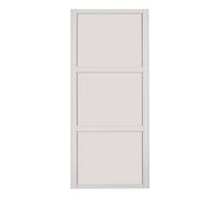 Spacepro Shaker 3 Panel Matt Cashmere Sliding Wardrobe Door (H)2220mm (W)914mm