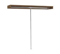 Spacepro Walnut Effect Wardrobe Bedroom Shelf & Hanging Rail Storage Kit (H)2800mm (L)2400mm (D)500mm