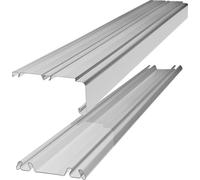 Spacepro White Sliding Wardrobe Track set 71inch