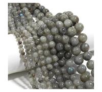 Spacer Beads Kit Round Tiger Eye Jades Spacer Bead for Jewelry Making(White Flash Stone,8mm about45pcs)