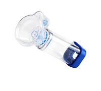 Spacer Chamber Plus Flow-Vu Anti-Static Include Mask Aero Spacer with Cap for Adult Child (Child)