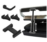 Spacer V3 for Tefal/Rowenta Optigrill Elite/Elite XL + Locking Clip + Extension + Feet Spacer Grill Aid