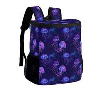 Spaces Jellyfishes Cooler Backpack Insulated Ice Chest Bag Lunch Box Rucksack for Men Women
