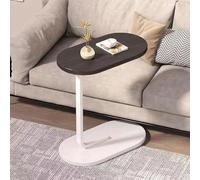 SpaceSaving CShaped Oval TV Table Modern Snack Tray for Living Room & Bedroom Fits Under Sofa Stylish and Functional Side Table (C3)