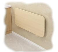 SpaceSaving Floating Folding ShelfWallMounted Wooden Storage for Kitchen Garage Utility Room & ShedVersatile FoldDown Desk for Computers (Natural 60x40cm/24x16in)