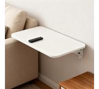 SpaceSaving Wall Mounted Folding Table Drop Leaf Floating Desk for Home Office Kitchen Laundry Room GarageCompact 70x30cm Design