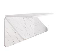 SpaceSaving WallMounted Folding Table Wooden Fold Down Desk Compact Floating Table for Home Office Dining Laundry RoomWhite (80x40cm/32x16in)