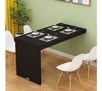 SpaceSaving WallMounted Table Wooden Folding Kitchen Desk Versatile Dining & Bar Table Compact Computer Workstation 10 Colors Available (H90x50cm/36x20in)