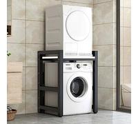 SpaceSaving Washer and Dryer Storage Kit300kg Capacity Laundry Shelf for Bathroom Kitchen or BalconyOptimize Your Space Efficiently!