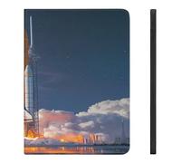 Spaceses Shuttle Launch Slim Trifold Stand Case Compatible with iPad Supports Auto Wake/Sleep Pencil Holder Tablet Cases