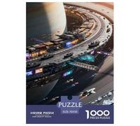 Spaceship 1000 Pieces Jigsaws Puzzle Games Challenge Toy Sci-fi Spaceship Home Decoration Family Fun for Adults And Children 70x50cm/1000pcs