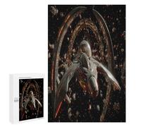 Spaceship 1000Pc Jigsaw Puzzles All Ages Space Battleship Astronomical Object Jigsaws Neighborhood Get-Together Family Game Whimsical Design 1000 PCS