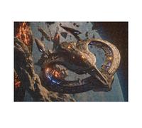 Spaceship 300 Pieces Set Classic Jigsaw Puzzle Space Battleship Astronomical Object Couple Puzzle Partners Mind Relaxation Wall Decor Easter New Year Premium Cardboard 300 PCS