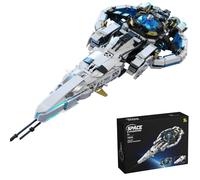 Spaceship Building Set, Sci-Fi Destroyer Building Blocks with Display Stand, Collectible Creative Star Spaceship Bricks Kit Model Toys, Gifts for Movie Fans and Adults Kids