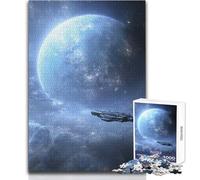 Spaceship Exploring Pandora 1000-piece Jigsaw Puzzles Mindful Learning Fun Game Unique Gift for Joyful Celebrations Size 50x75cm