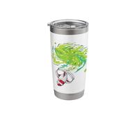 Spaceship from a Wormhole Stainless Steel Insulated Tumbler