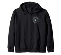 Spaceship Platone CPU Core Nerd Programmer PC AI Sci-fi Zip Hoodie