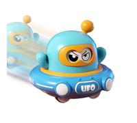 Spaceship Toy,Cartoon Pull Back Saucer Inertial Toy - Change Face Educational Games for Kids Boys Toddler Preschool Birthday Yard Bedroom Floor Playground Patio Backyard