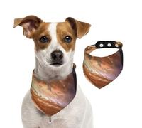 Spaceships in Space Dog Bandana for Small Medium Large Dogs, Cat Dogs Kerchief Triangle Bibs Scarf for Girl Or Boy