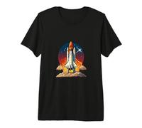 Spaceshuttle Space Travel Premium T-Shirt