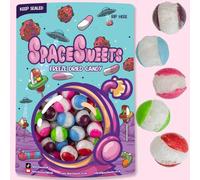 SpaceSweets Freeze Dried Fruit Comets - Crunchy Viral Candy with Skittles - Fun Snack for All Ages - Vegan & Vegetarian Friendly - TikTok Trend Sweets (Pack of 1, Fruit Comets Wild Berry)