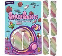 SpaceSweets Freeze Dried Marshmallow Twists | Crunchy Candy Treats | Melts in Mouth | Viral TikTok Sweet Snack | Fun Gift for Kids & Adults (Pack of 2, Marshmallow Twists)